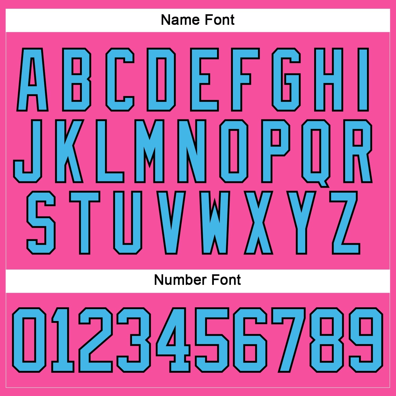 Custom Pink Sky Blue-Black Hockey Lace Neck Jersey