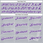 Custom Gray Purple-White 3D Bowling Line Performance Polo Shirt