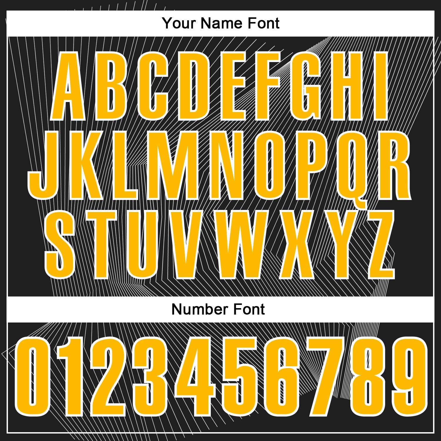 Custom Black Gold-White 3D Bowling Line Performance Polo Shirt