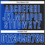 Custom Black Thunder Blue-White 3D Bowling Splash Ink Performance Polo Shirt