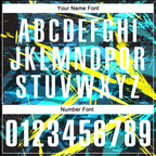 Custom Black White 3D Bowling Abstract Grunge Art Performance Polo Shirt