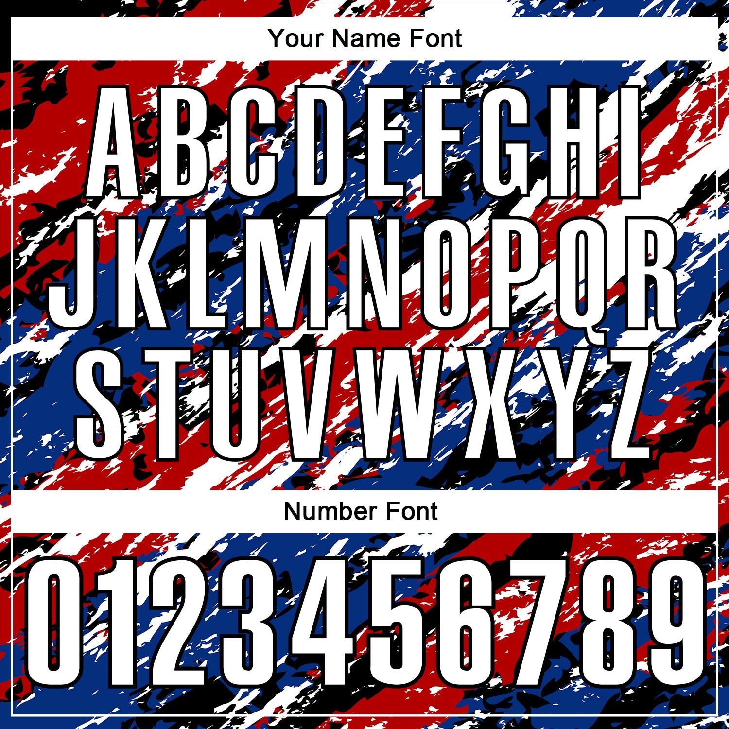 Custom Black Red-Royal 3D Bowling Abstract Grunge Art Performance Polo Shirt