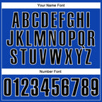 Custom Thunder Blue Black-White 3D Bowling Tattoos Performance Polo Shirt