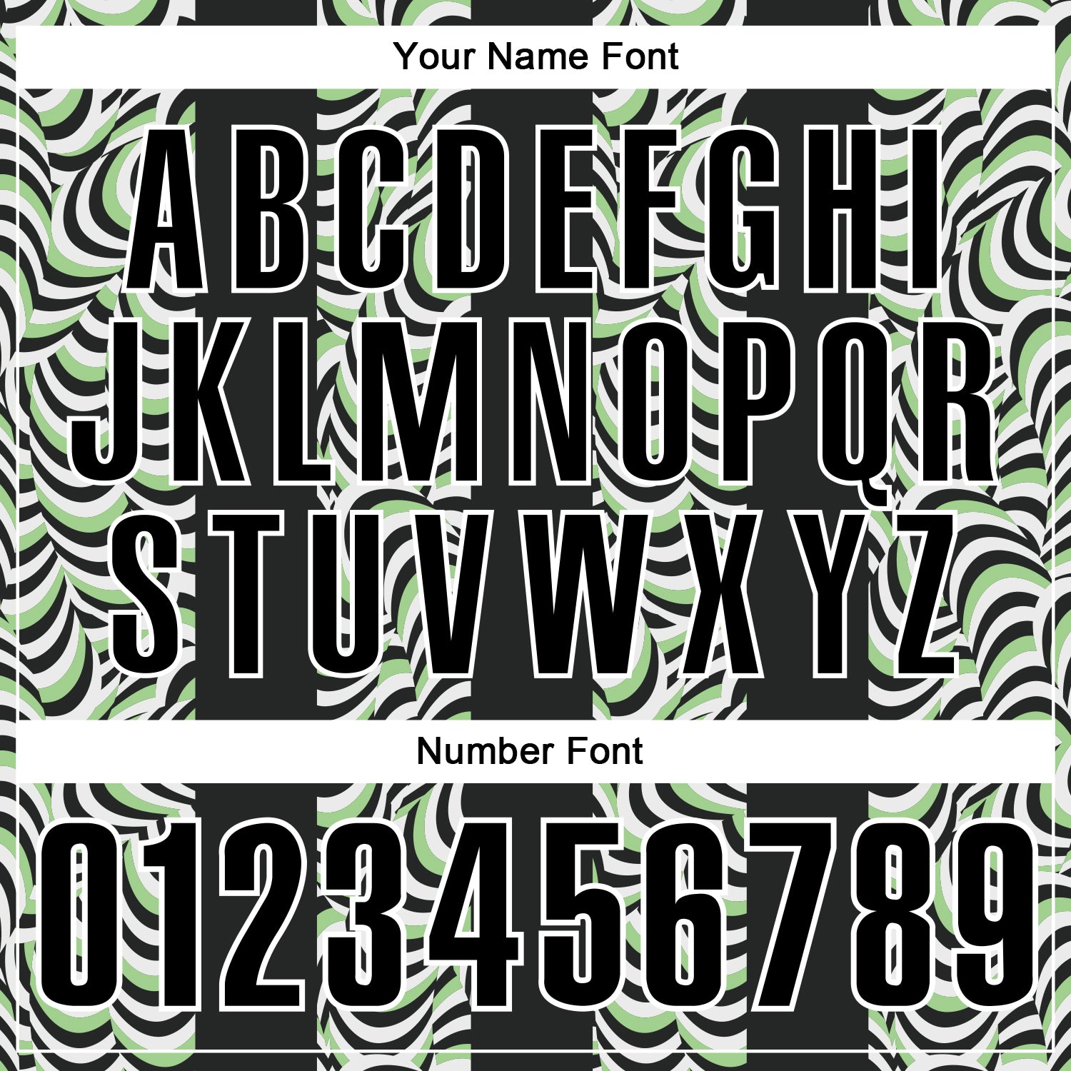 Custom Black Pea Green-White 3D Bowling Geometric Shape Performance Polo Shirt