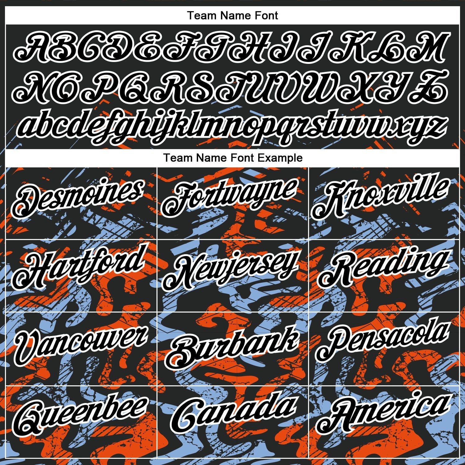 Custom Black Light Blue-Orange 3D Bowling Abstract Grunge Art Performance Polo Shirt