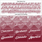 Custom White Crimson 3D Pattern Design Gradient Square Shape Performance Polo Shirt