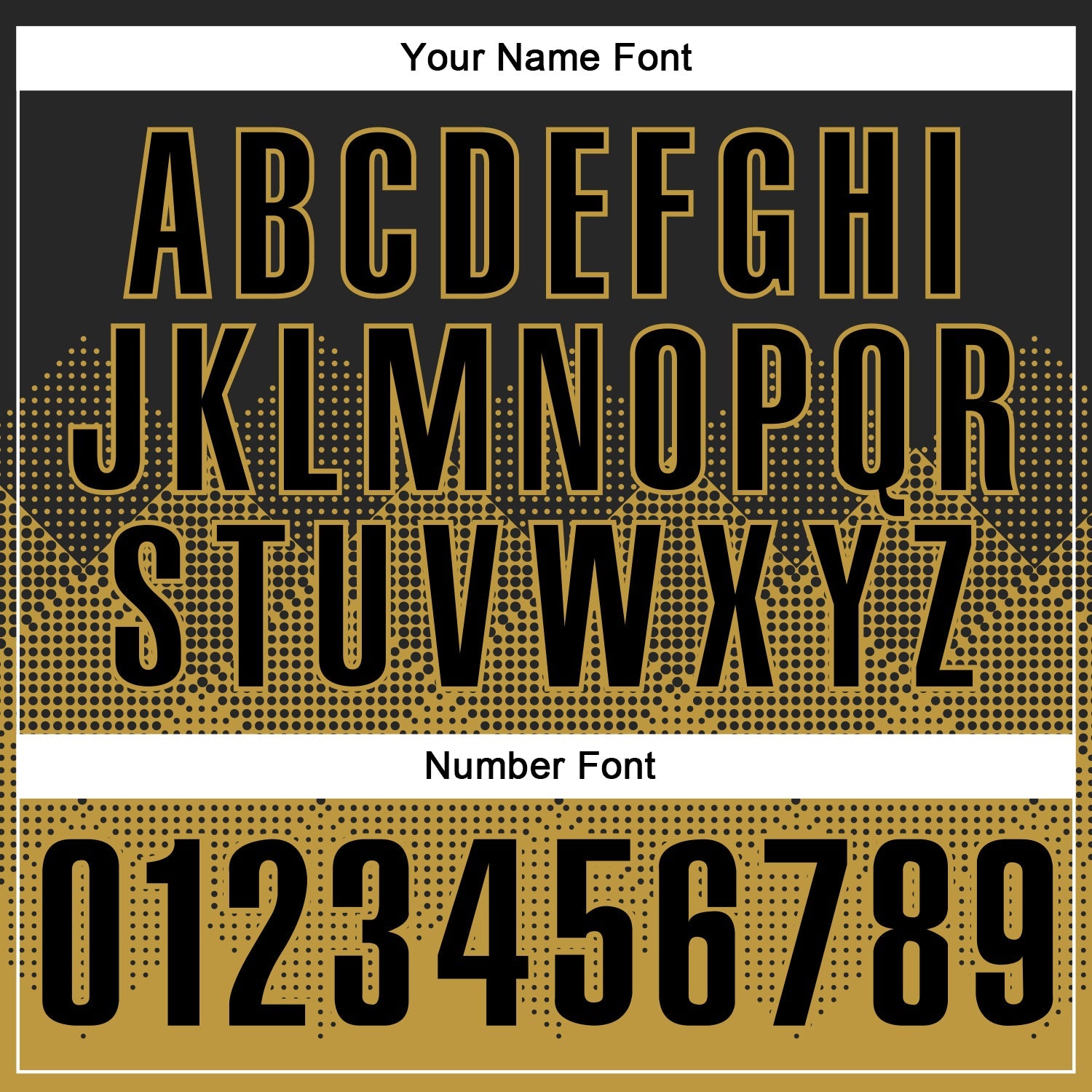 Custom Black Old Gold 3D Pattern Design Gradient Square Shape Performance Polo Shirt