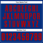 Custom Royal Red-Bay Orange 3D Pattern Design Animal Eagle Performance Polo Shirt