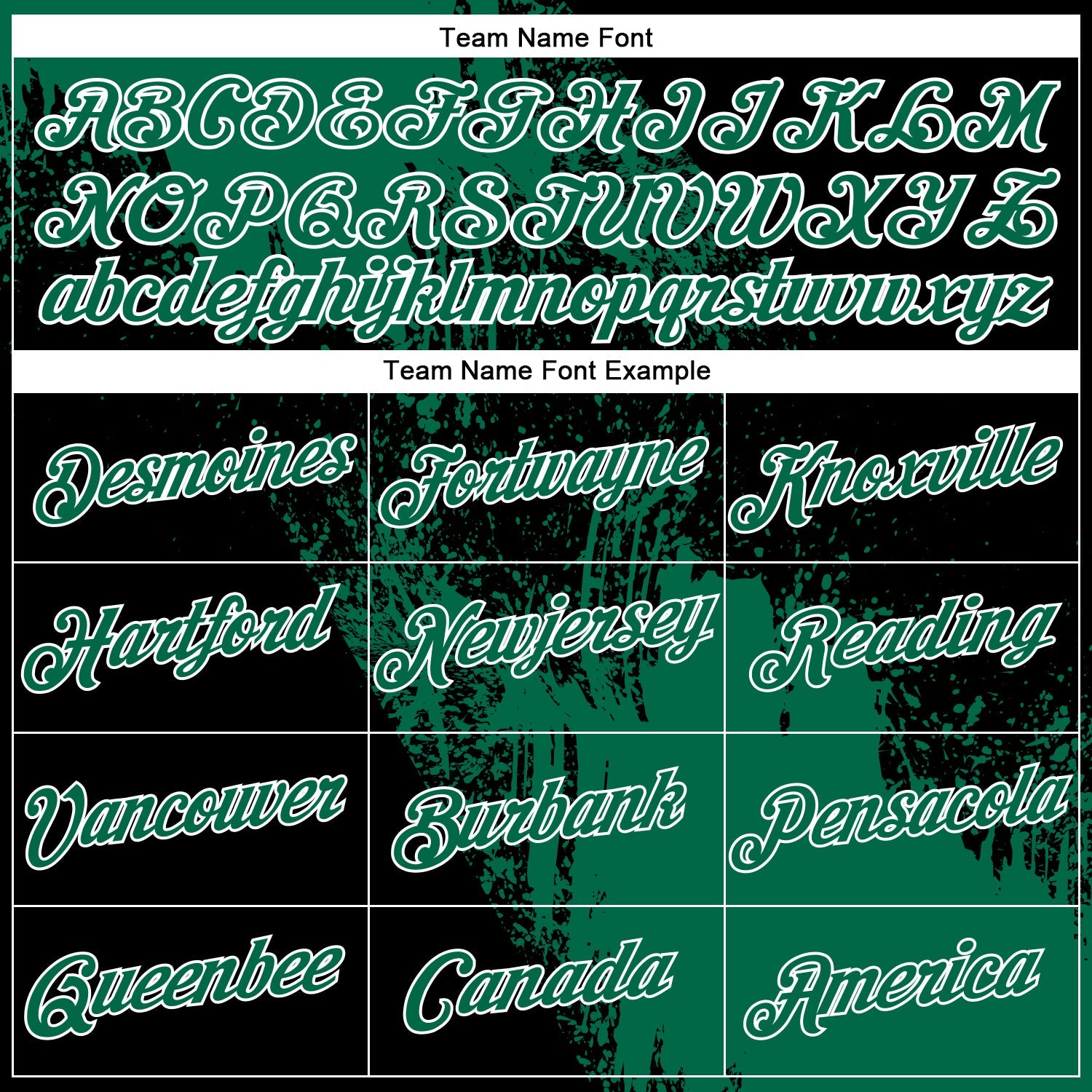 Custom Kelly Green Black-White 3D Pattern Design Abstract Brush Stroke Performance Polo Shirt