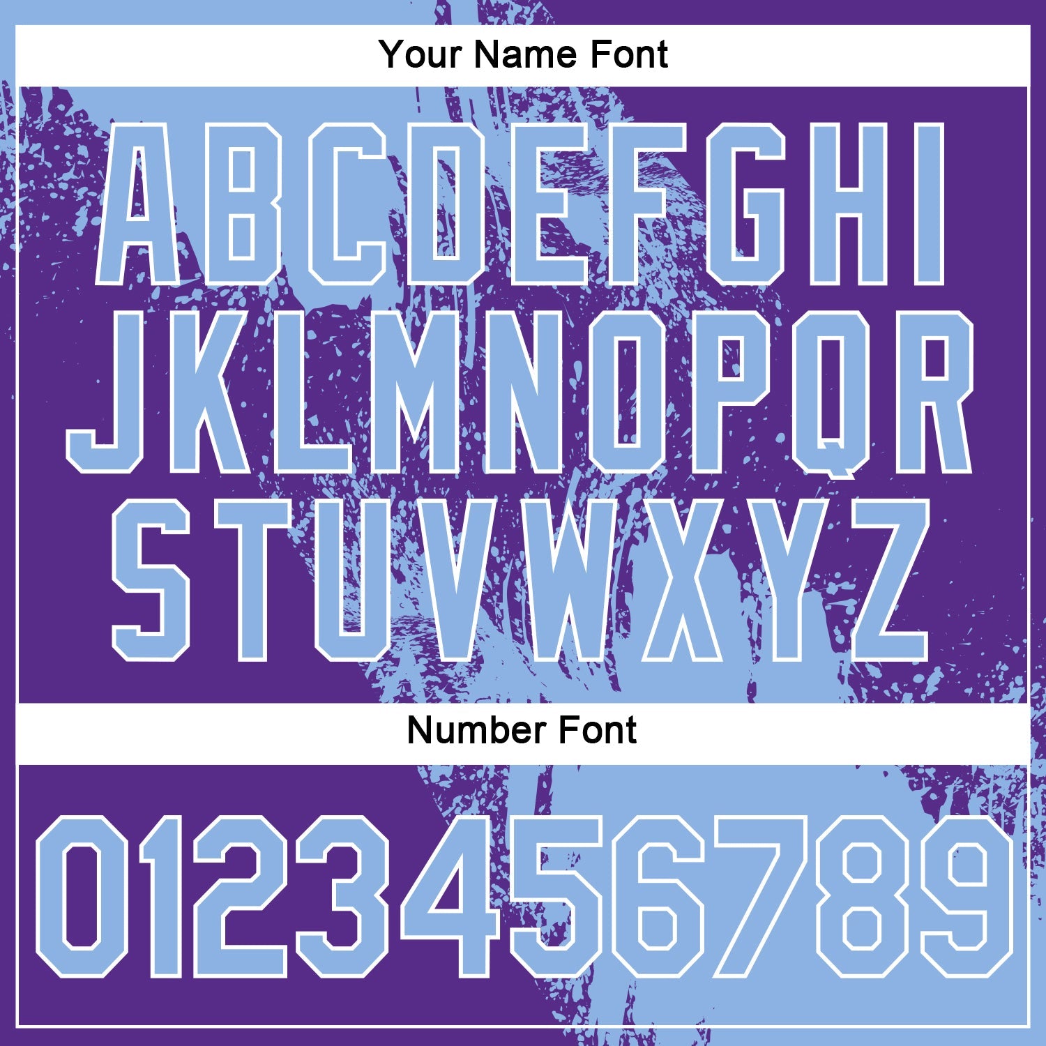 Custom Light Blue Purple-White 3D Pattern Design Abstract Brush Stroke Performance Polo Shirt