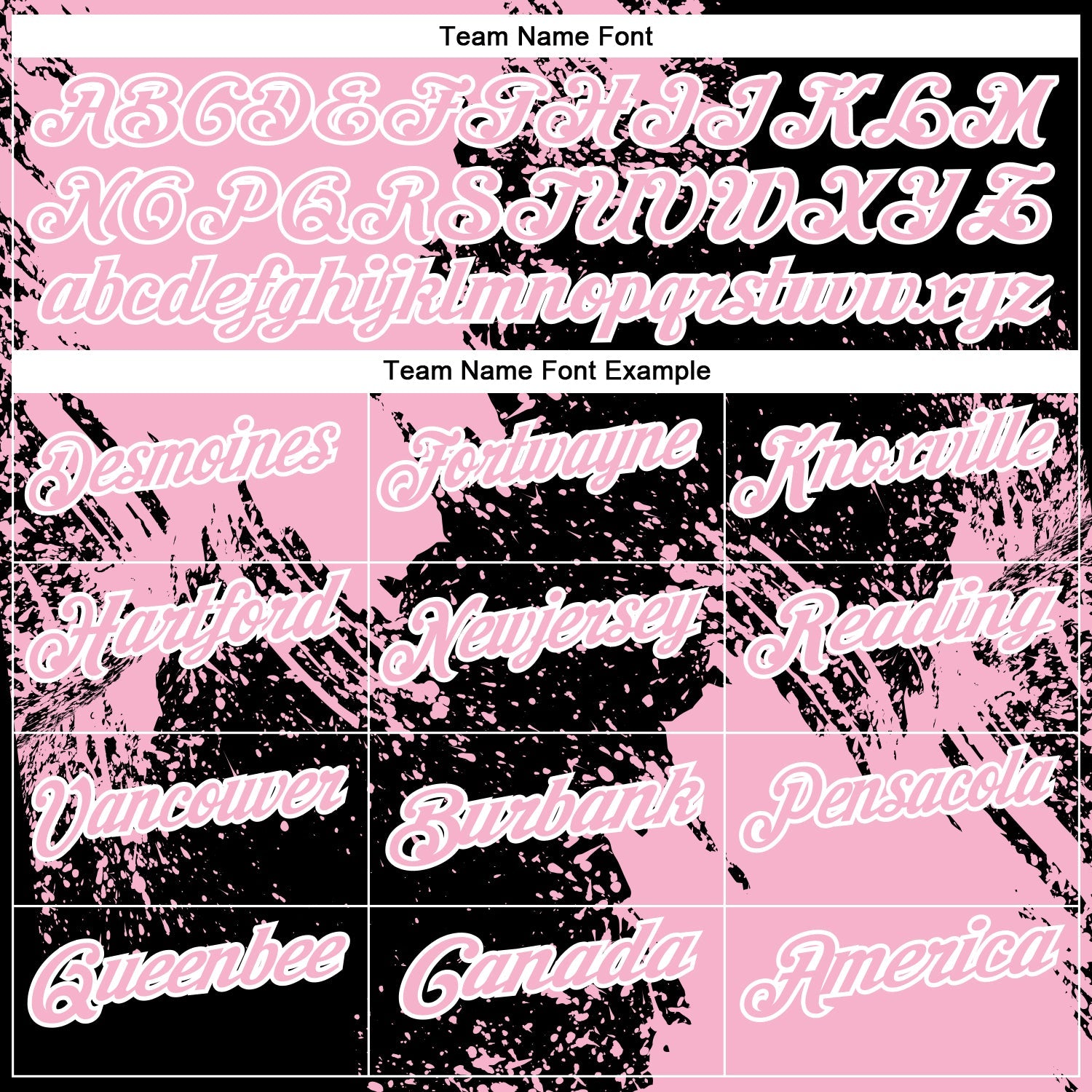 Custom Light Pink Black-White 3D Pattern Design Abstract Brush Stroke Performance Polo Shirt