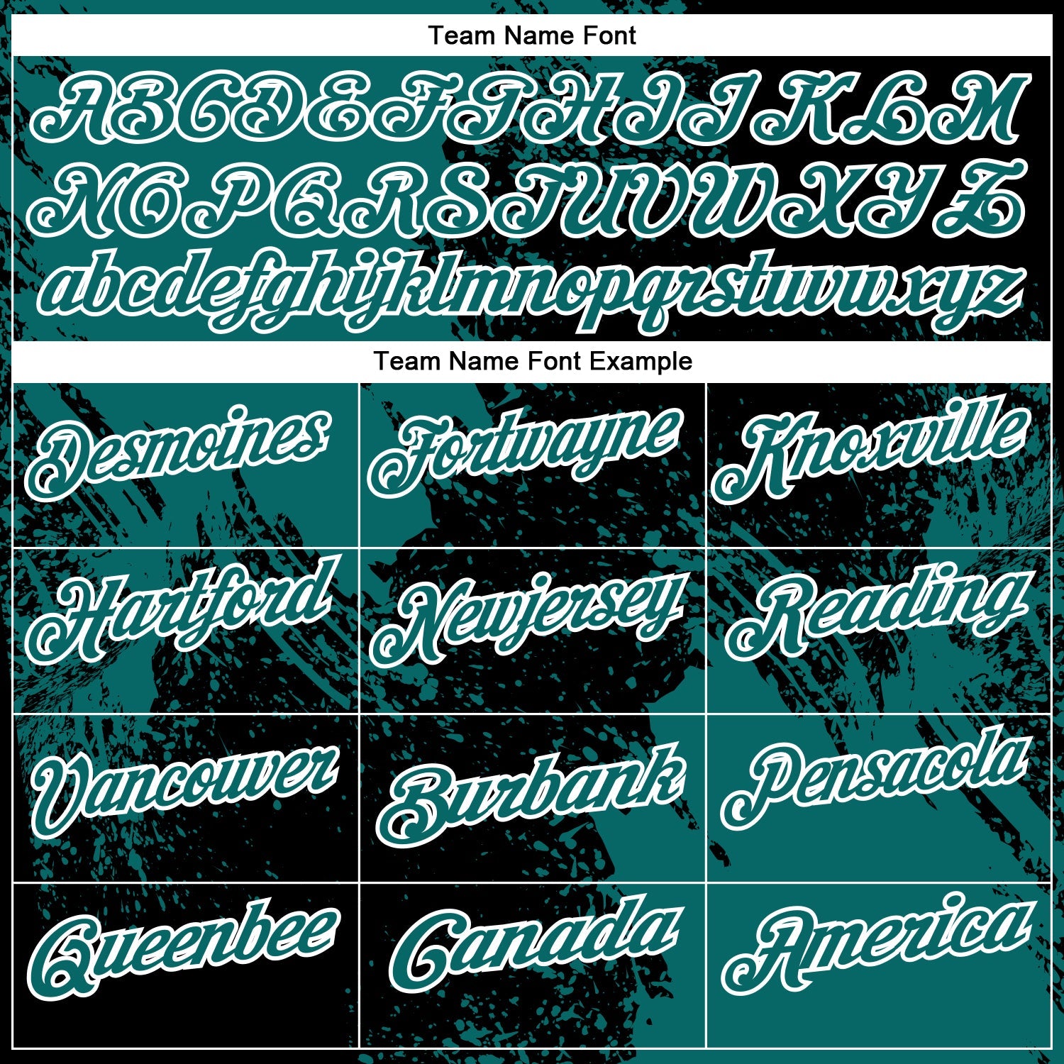 Custom Teal Black-White 3D Pattern Design Abstract Brush Stroke Performance Polo Shirt