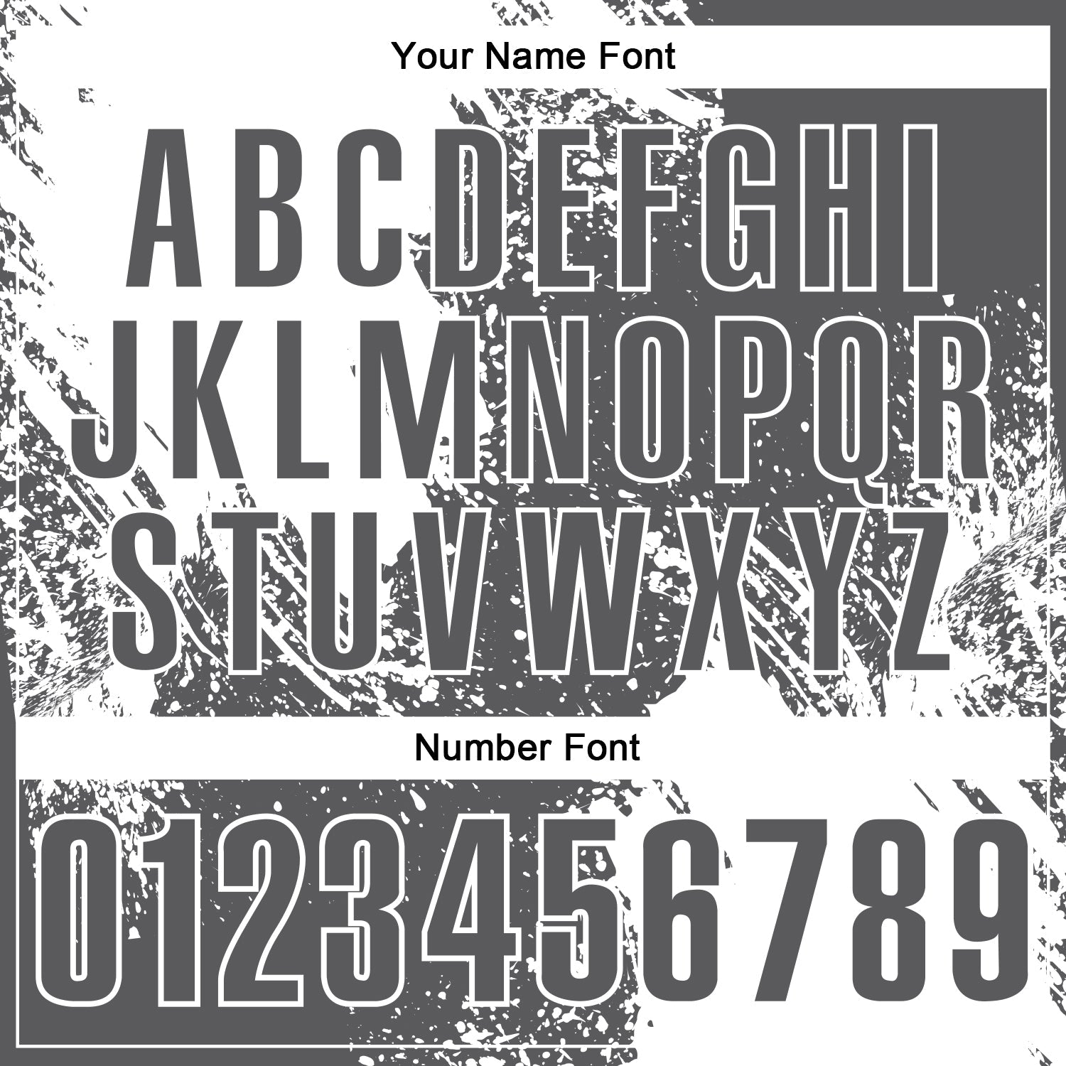 Custom White Steel Gray 3D Pattern Design Abstract Brush Stroke Performance Polo Shirt