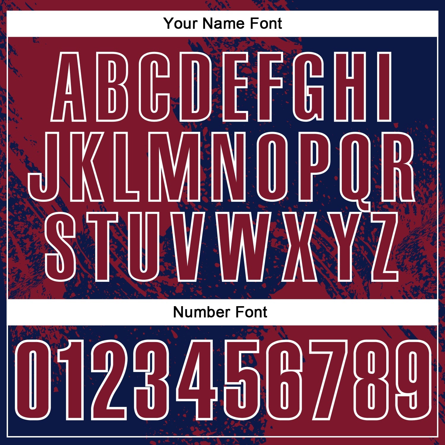 Custom Crimson Navy-White 3D Pattern Design Abstract Brush Stroke Performance Polo Shirt