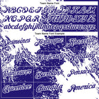 Custom White Dark Purple 3D Pattern Design Abstract Brush Stroke Performance Polo Shirt