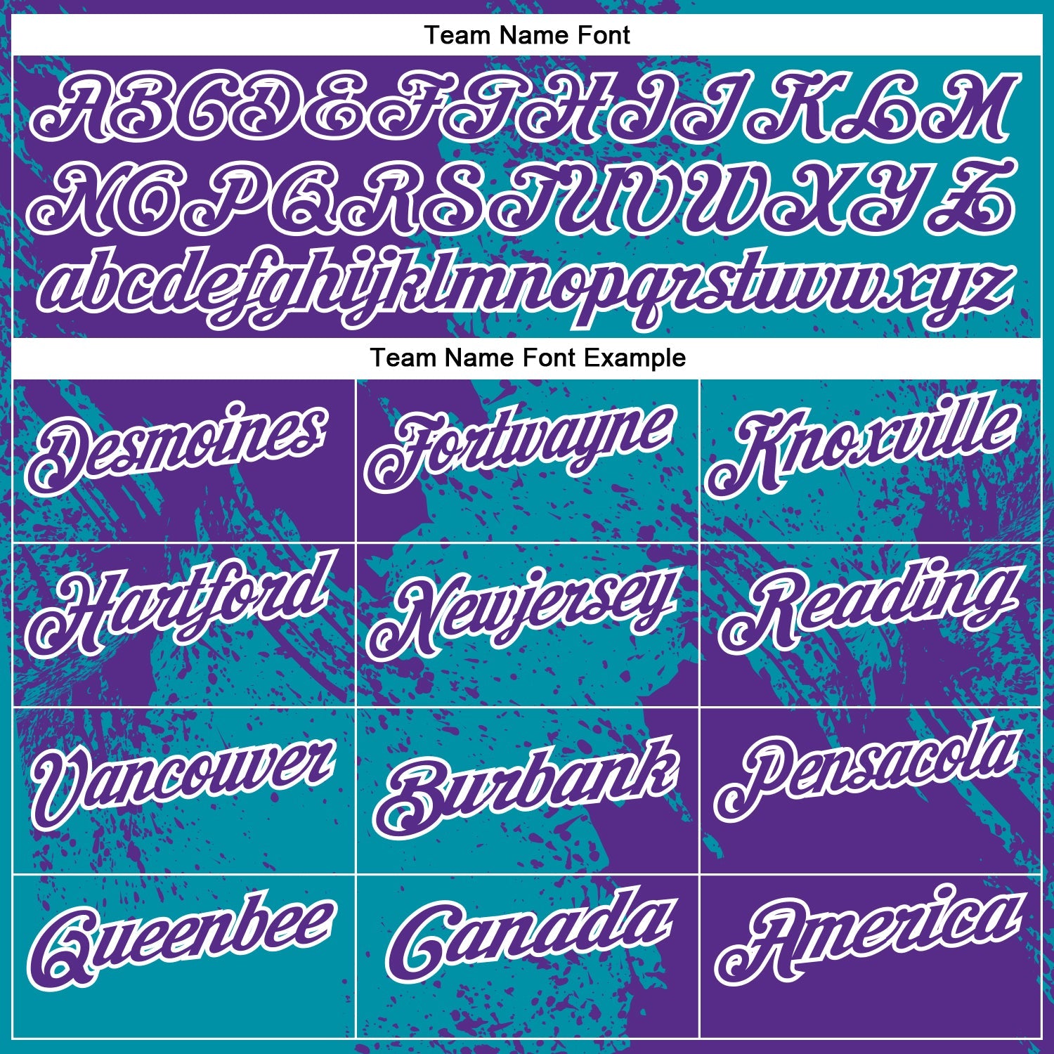 Custom Purple Teal-White 3D Pattern Design Abstract Brush Stroke Performance Polo Shirt