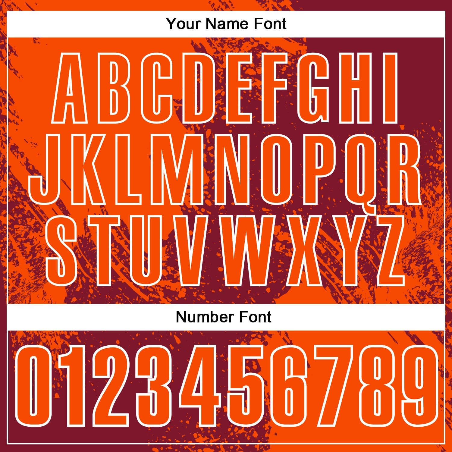 Custom Orange Crimson-White 3D Pattern Design Abstract Brush Stroke Performance Polo Shirt