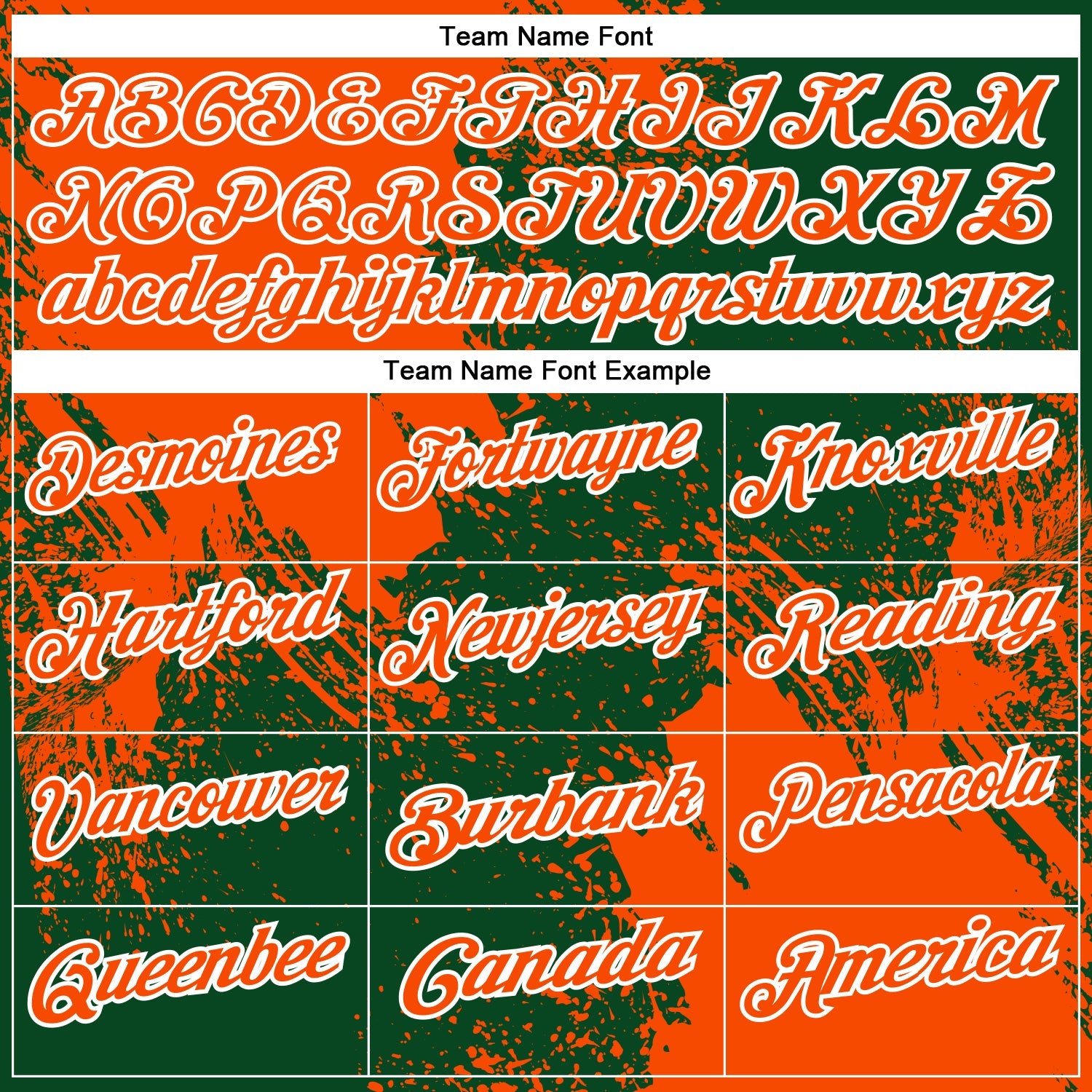 Custom Orange Green-White 3D Pattern Design Abstract Brush Stroke Performance Polo Shirt