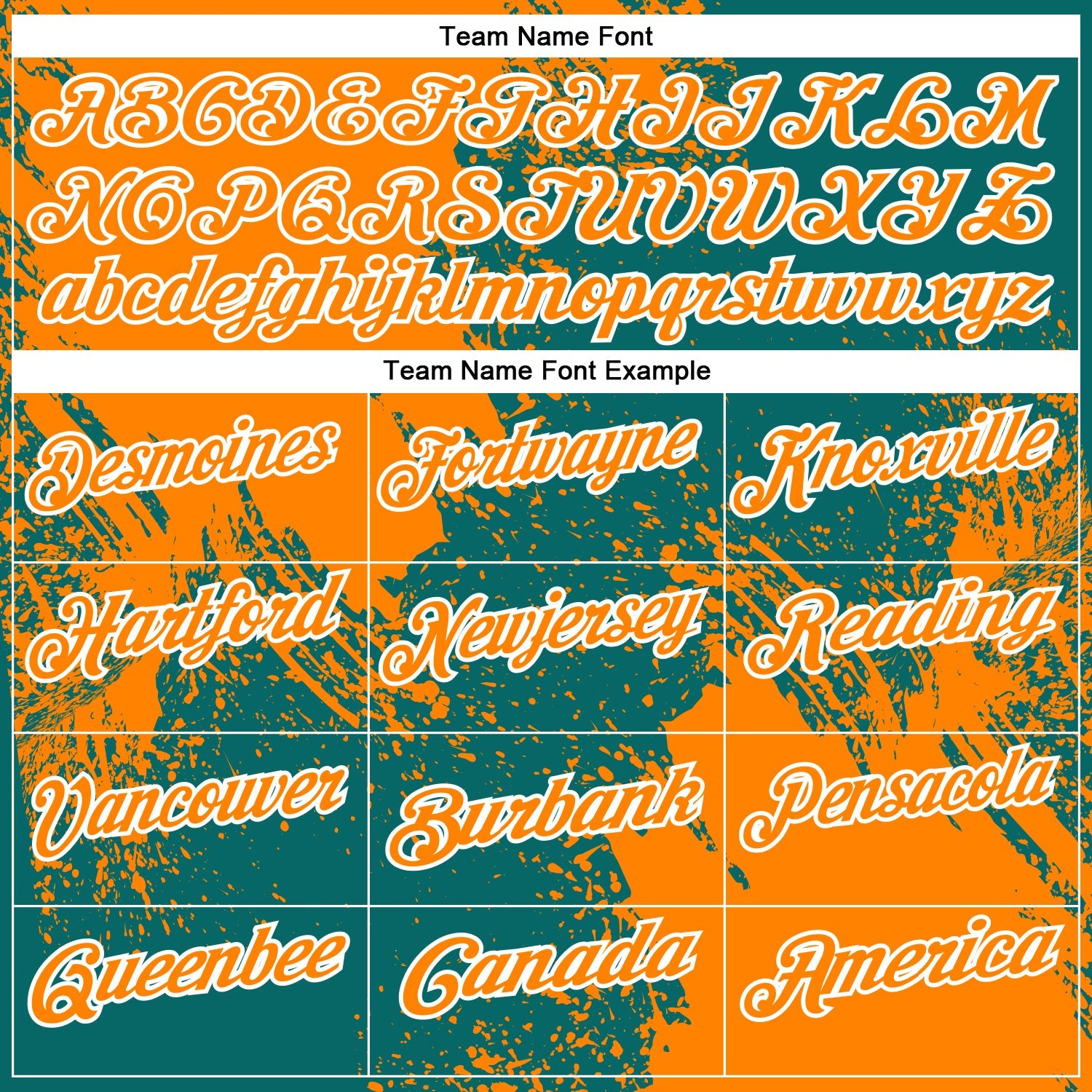 Custom Bay Orange Teal-White 3D Pattern Design Abstract Brush Stroke Performance Polo Shirt