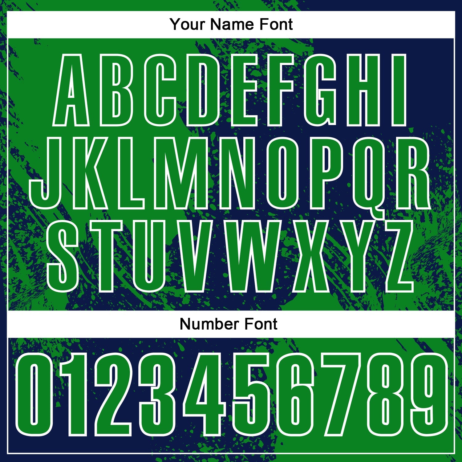 Custom Grass Green Navy-White 3D Pattern Design Abstract Brush Stroke Performance Polo Shirt