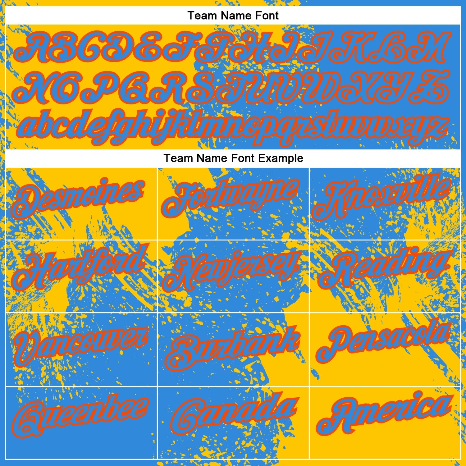 Custom Yellow Powder Blue-Orange 3D Pattern Design Abstract Brush Stroke Performance Polo Shirt