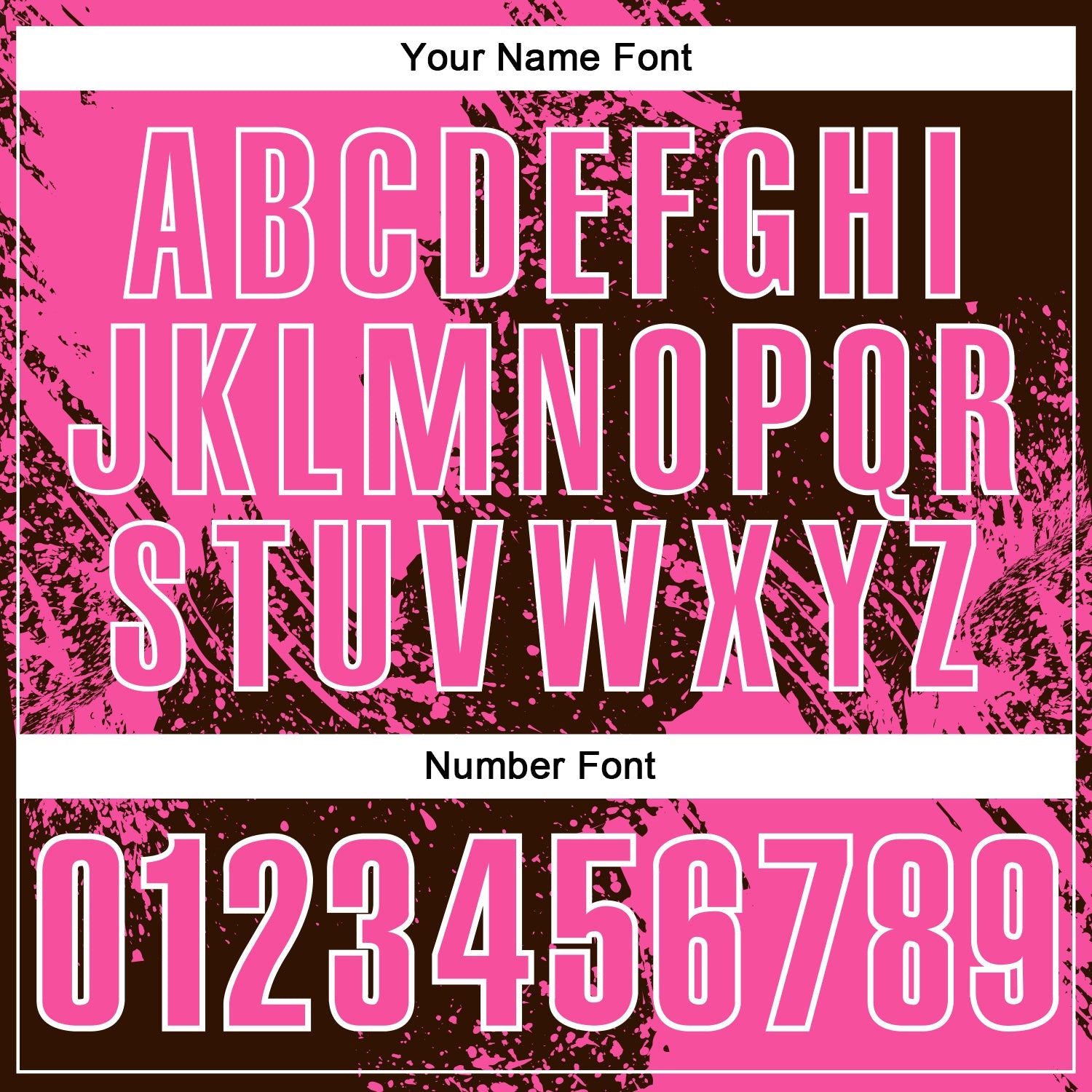 Custom Pink Brown-White 3D Pattern Design Abstract Brush Stroke Performance Polo Shirt