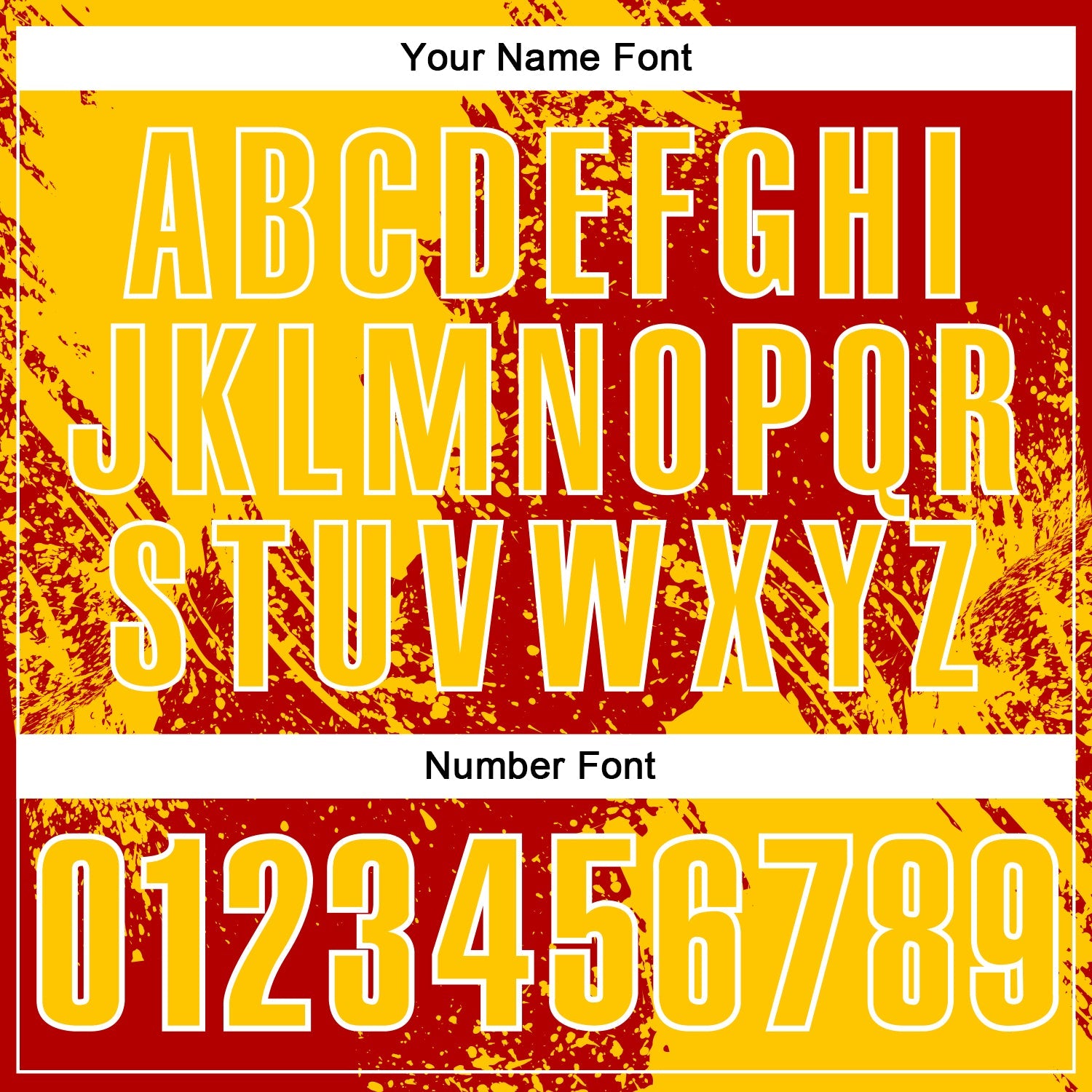 Custom Yellow Red-White 3D Pattern Design Abstract Brush Stroke Performance Polo Shirt