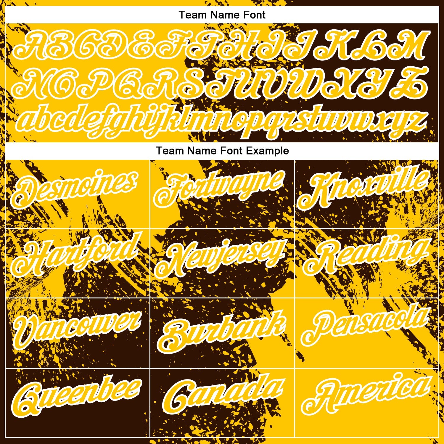 Custom Yellow Brown-White 3D Pattern Design Abstract Brush Stroke Performance Polo Shirt