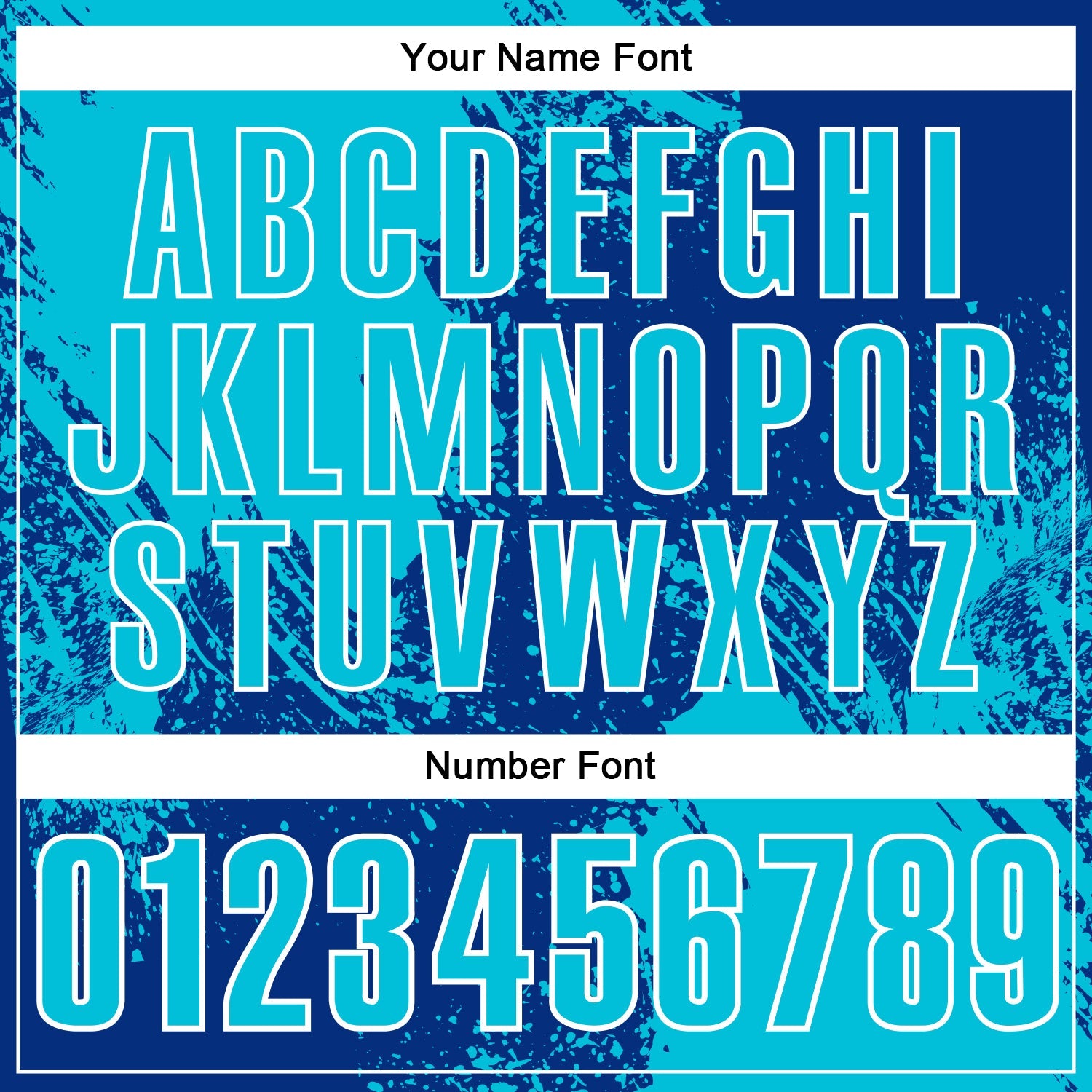 Custom Lakes Blue Royal-White 3D Pattern Design Abstract Brush Stroke Performance Polo Shirt