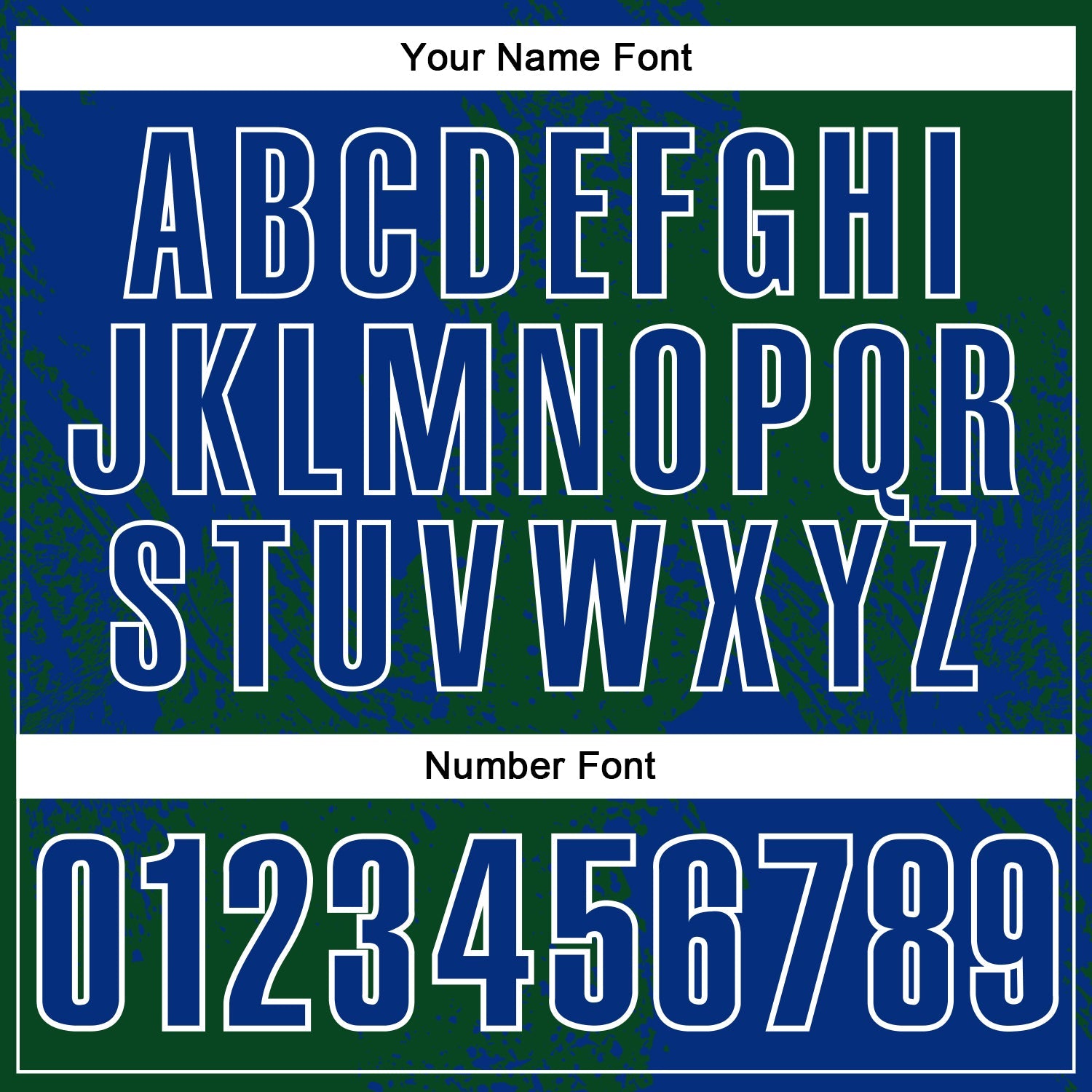 Custom Royal Green-White 3D Pattern Design Abstract Brush Stroke Performance Polo Shirt