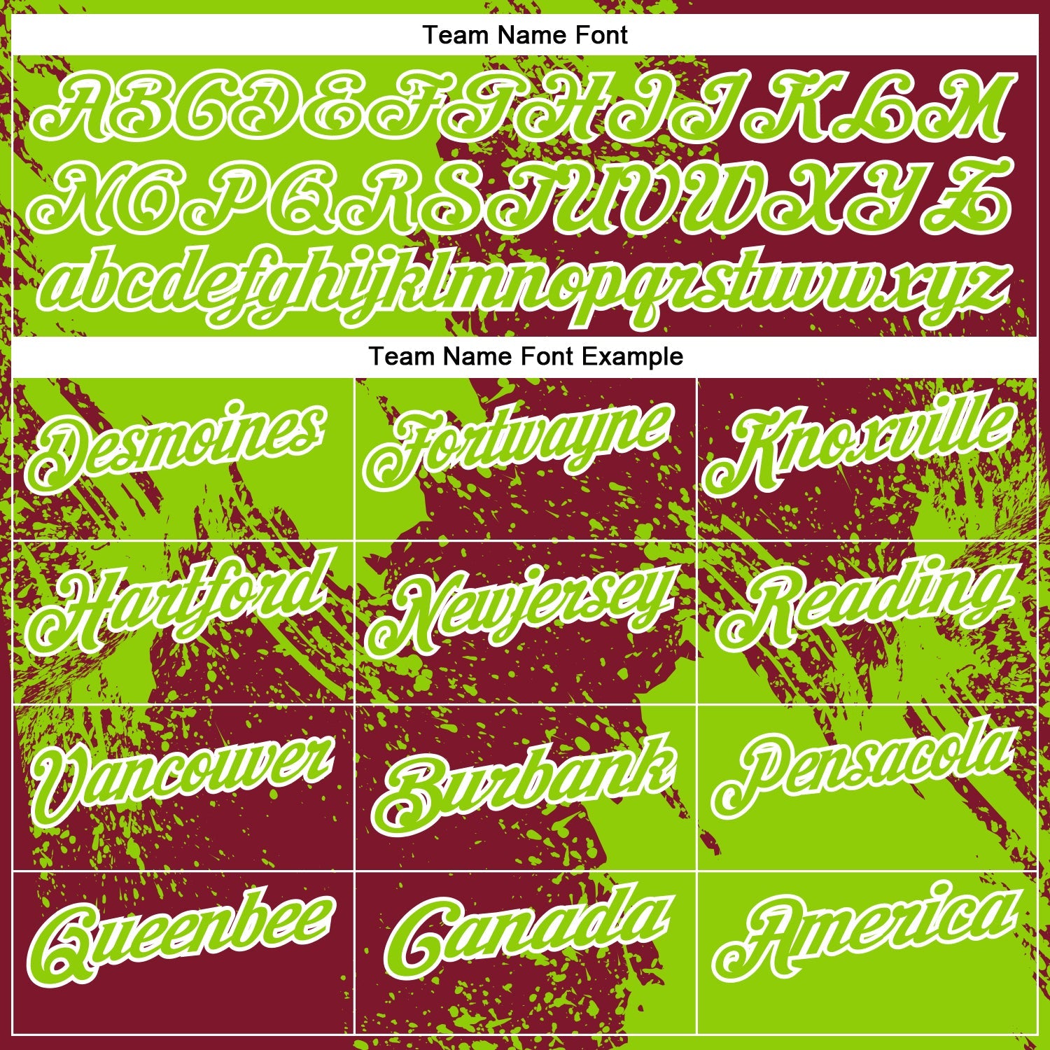 Custom Neon Green Crimson-White 3D Pattern Design Abstract Brush Stroke Performance Polo Shirt