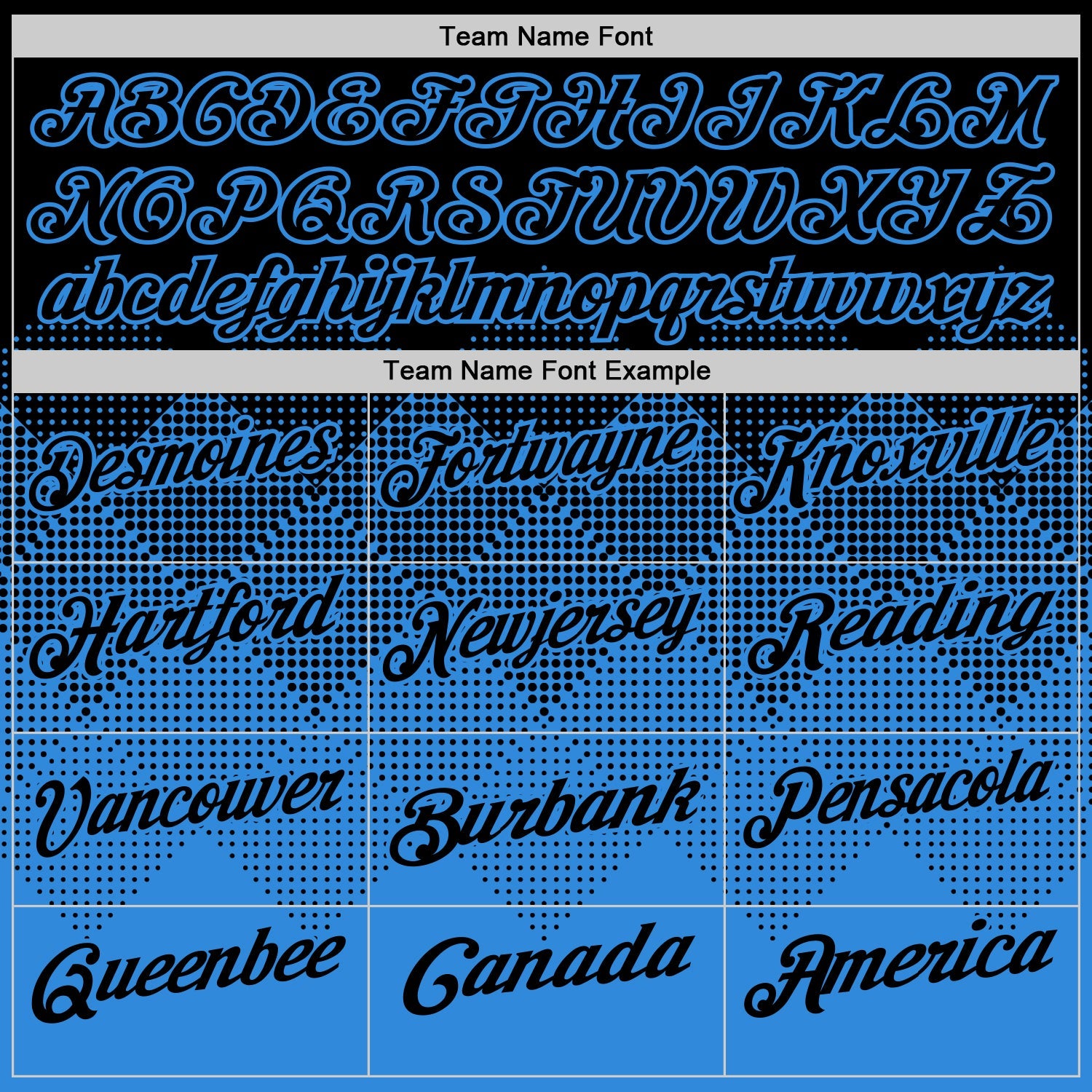 Custom Black Powder Blue 3D Gradient Square Shape Performance Polo Shirt