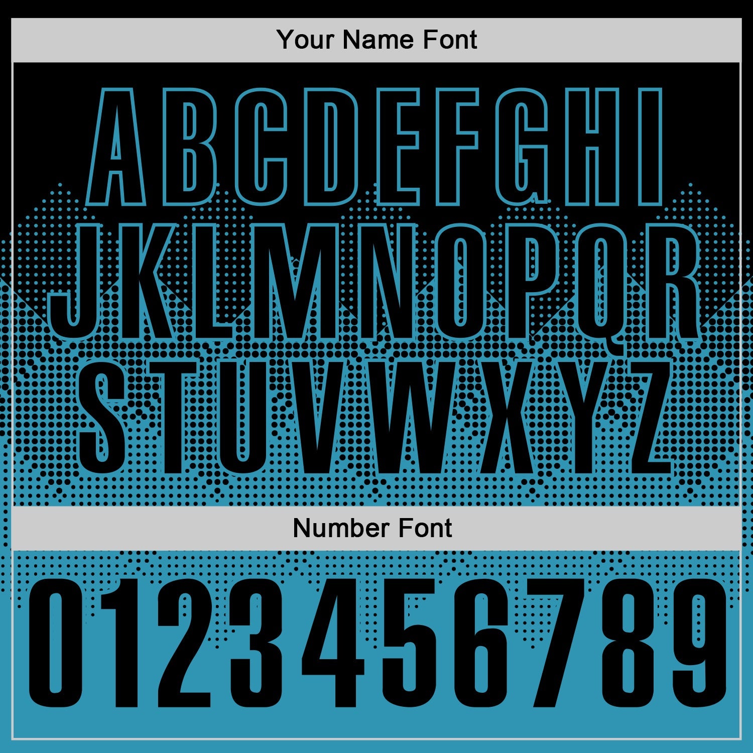 Custom Black Panther Blue 3D Gradient Square Shape Performance Polo Shirt