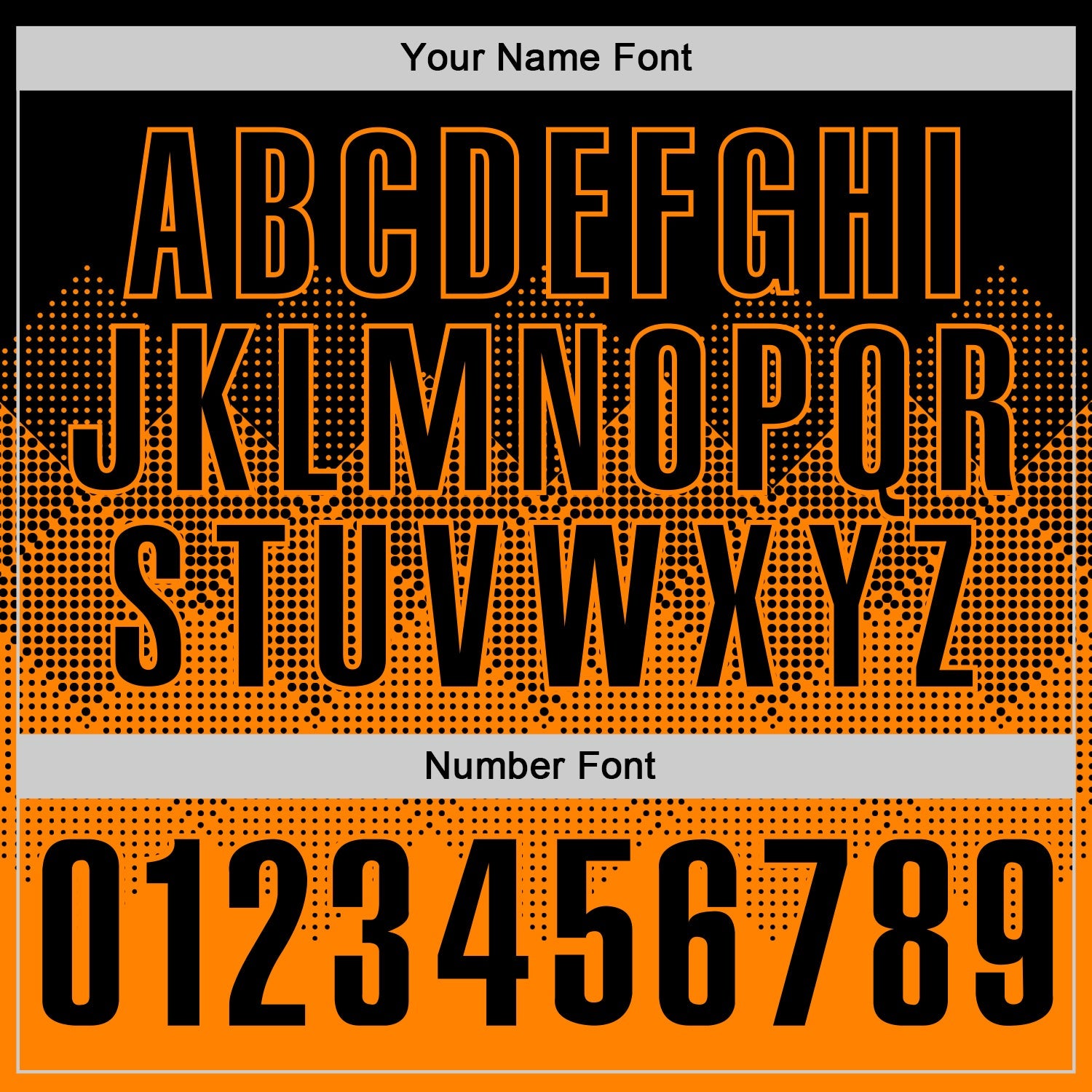 Custom Black Bay Orange 3D Gradient Square Shape Performance Polo Shirt