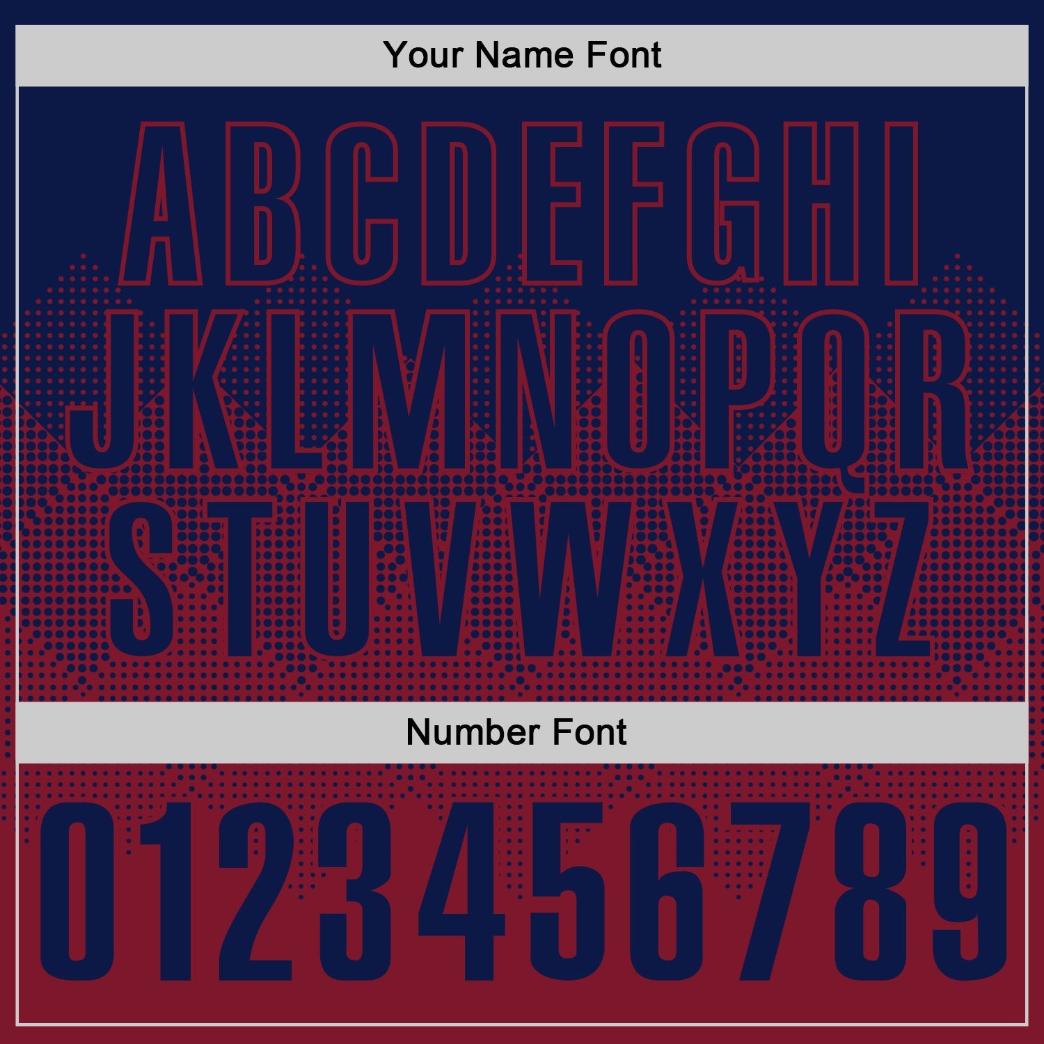 Custom Navy Crimson 3D Gradient Square Shape Performance Polo Shirt