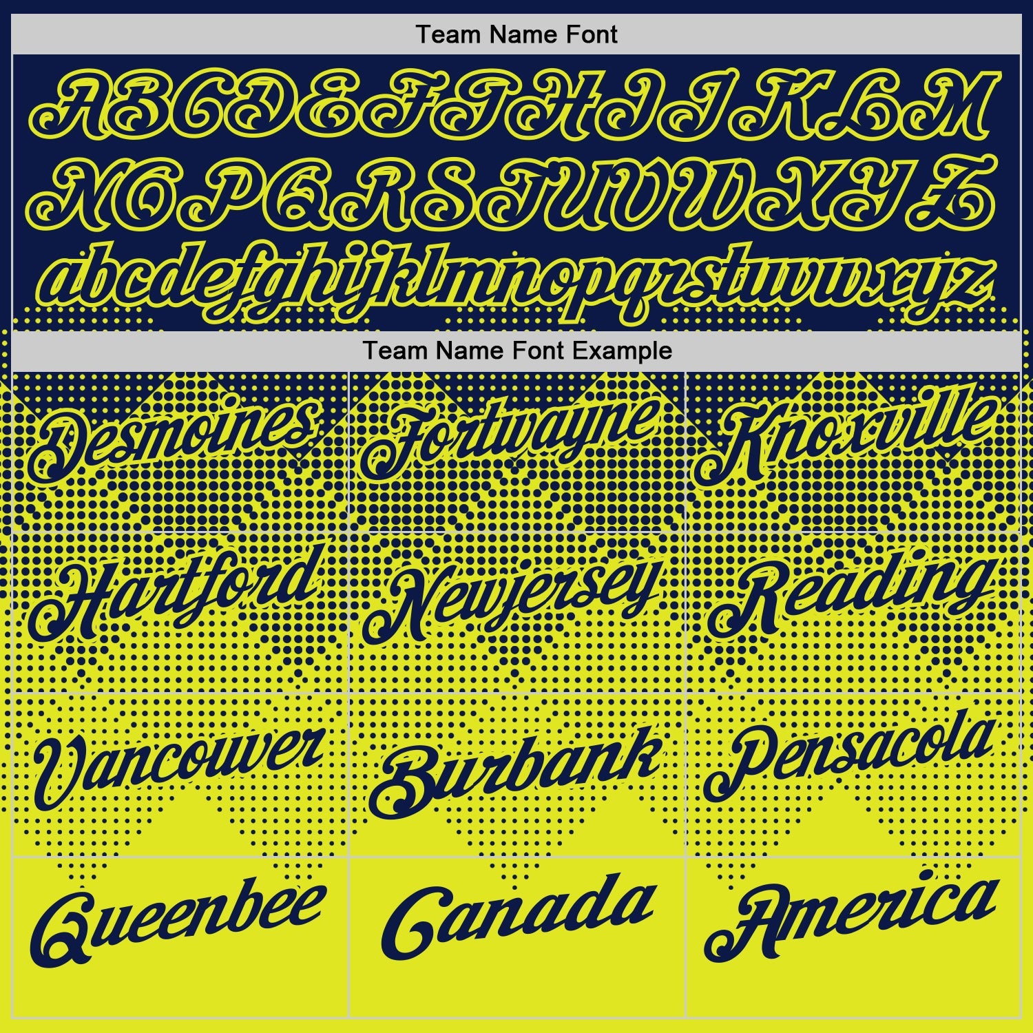 Custom Navy Neon Yellow 3D Gradient Square Shape Performance Polo Shirt