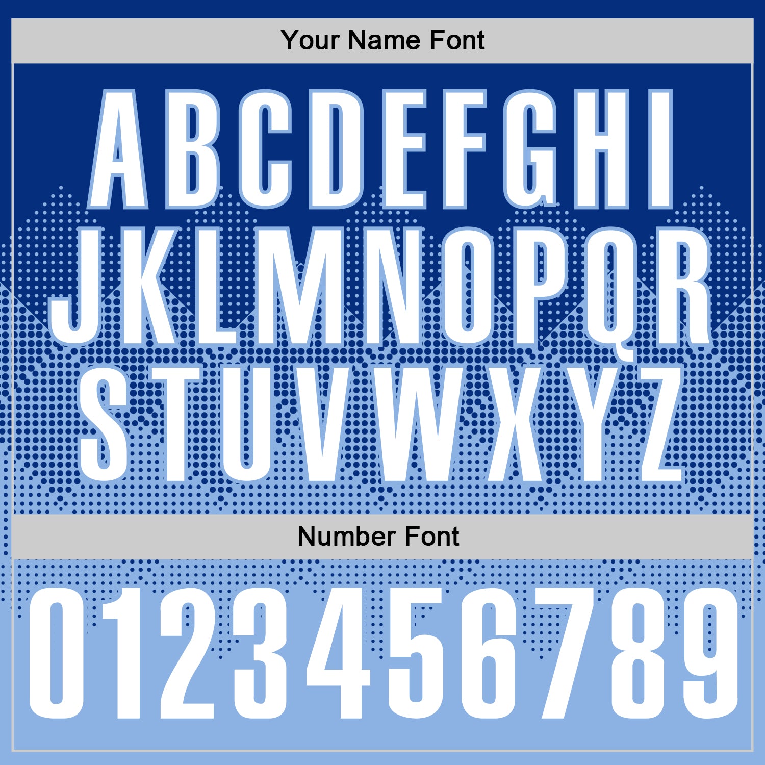 Custom Royal White-Light Blue 3D Gradient Square Shape Performance Polo Shirt