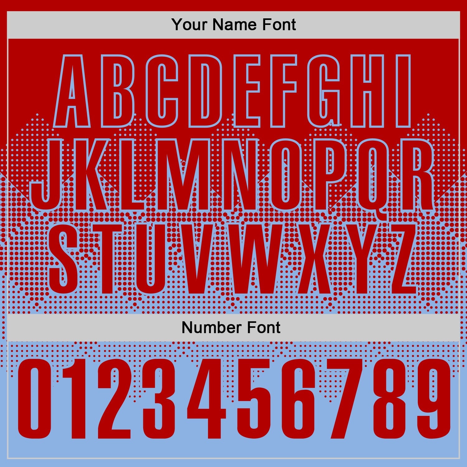 Custom Red Light Blue 3D Gradient Square Shape Performance Polo Shirt