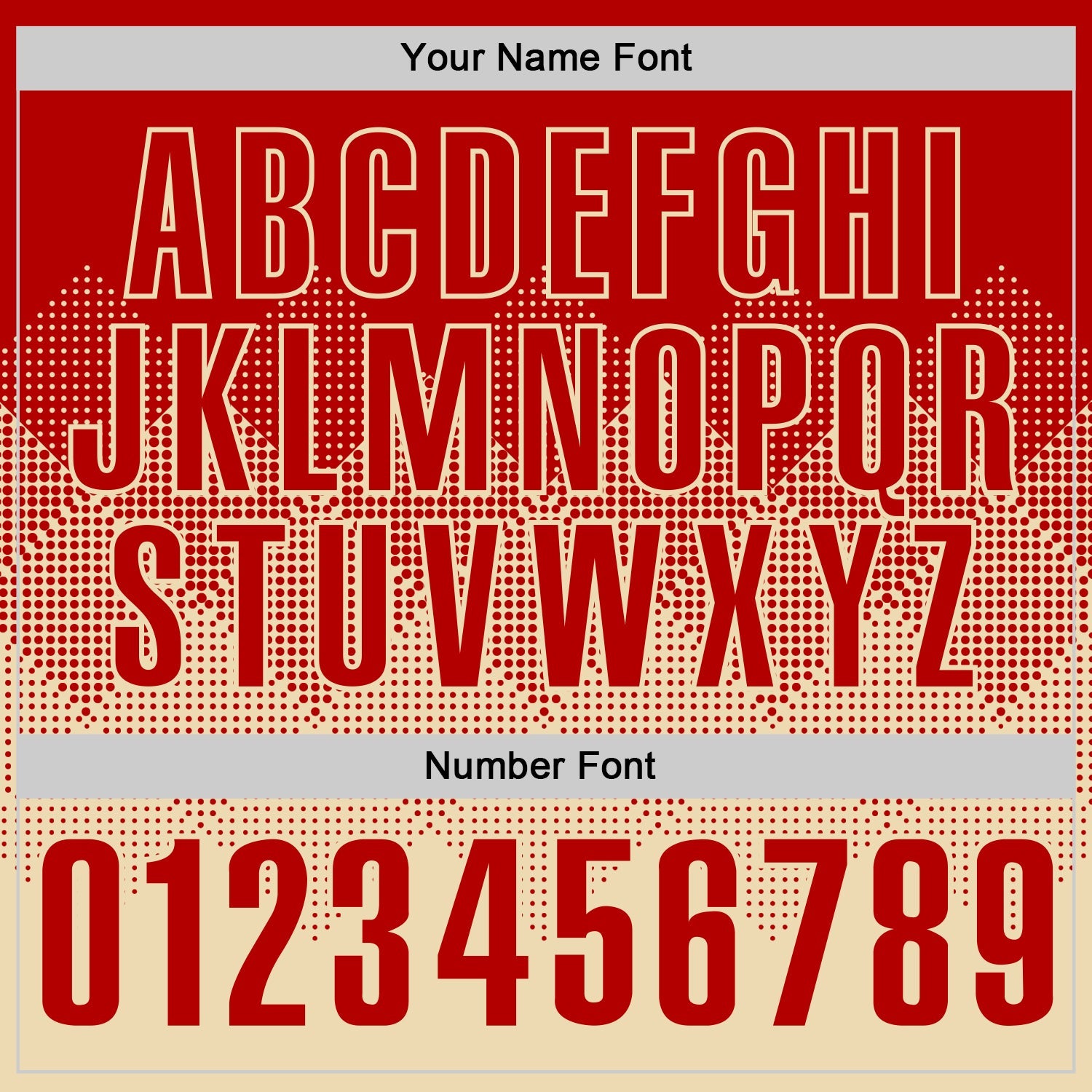 Custom Red Cream 3D Gradient Square Shape Performance Polo Shirt