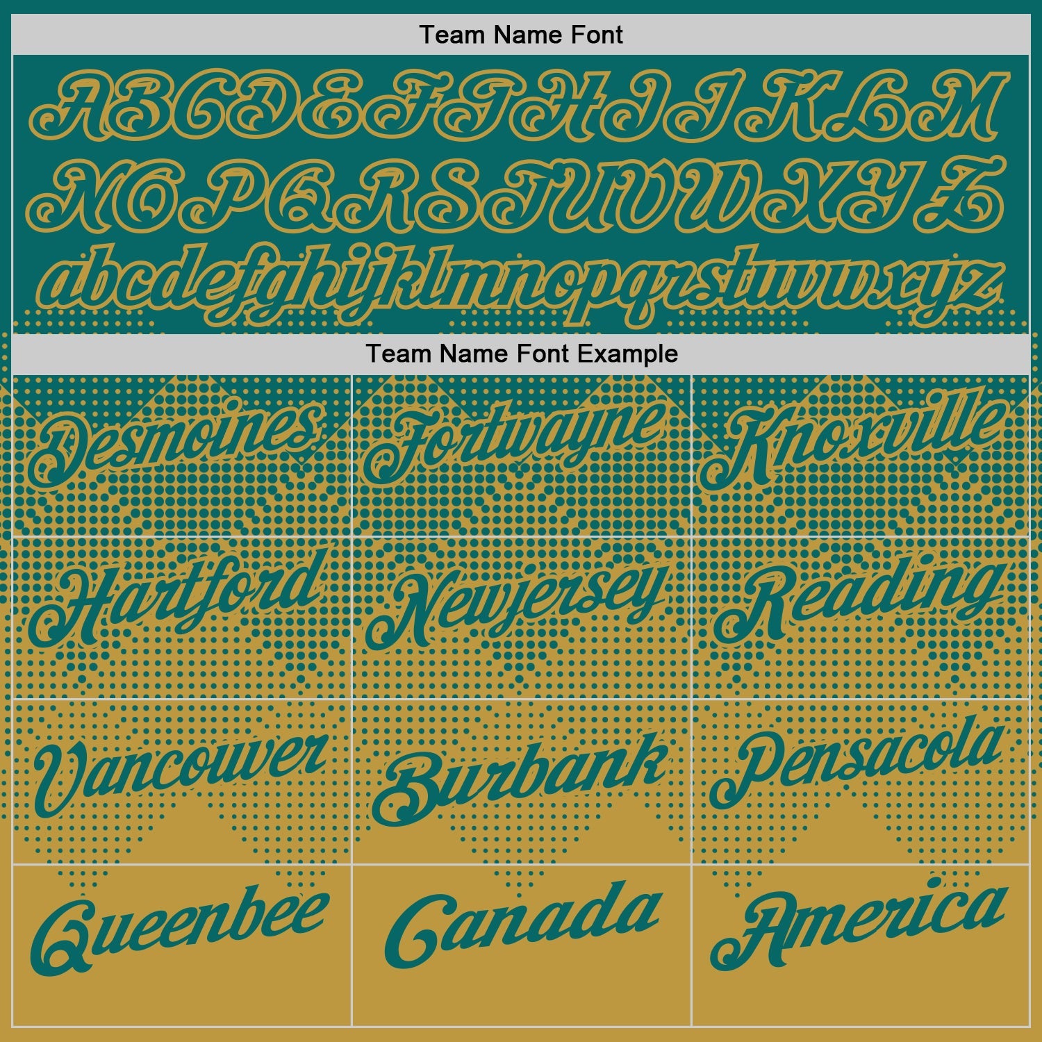 Custom Teal Old Gold 3D Gradient Square Shape Performance Polo Shirt