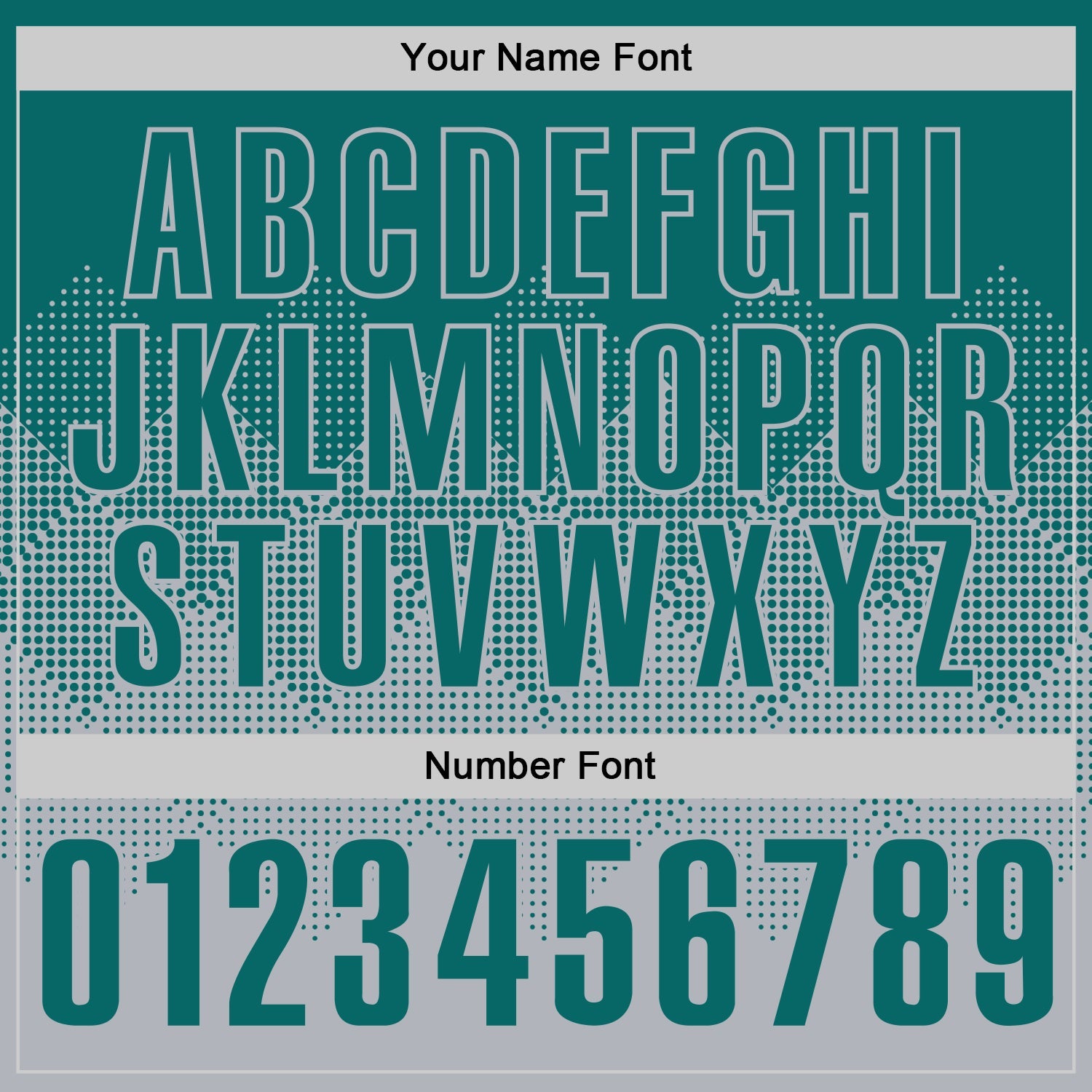 Custom Teal Gray 3D Gradient Square Shape Performance Polo Shirt