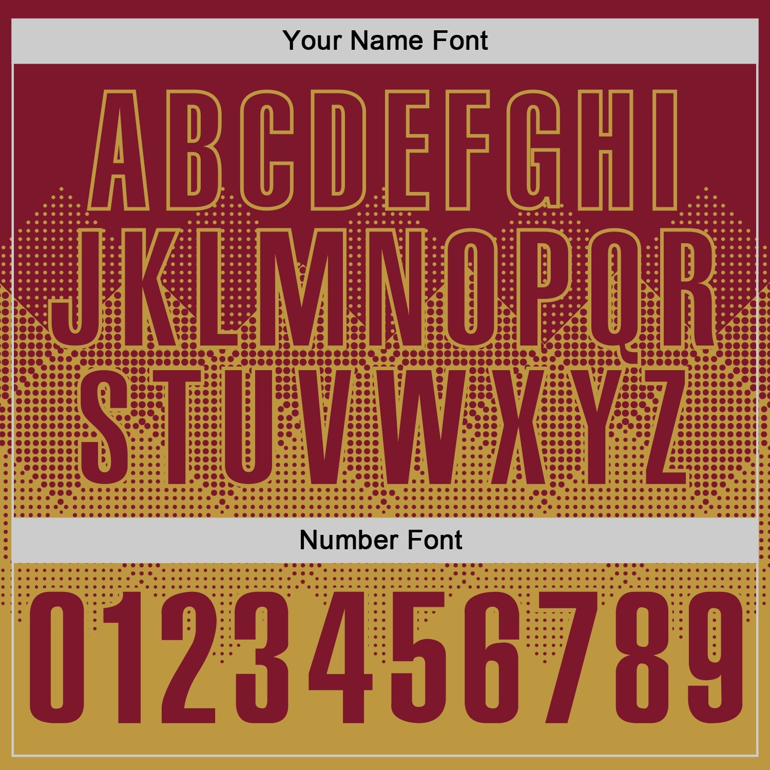 Custom Crimson Old Gold 3D Gradient Square Shape Performance Polo Shirt