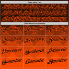 Custom Brown Orange 3D Gradient Square Shape Performance Polo Shirt