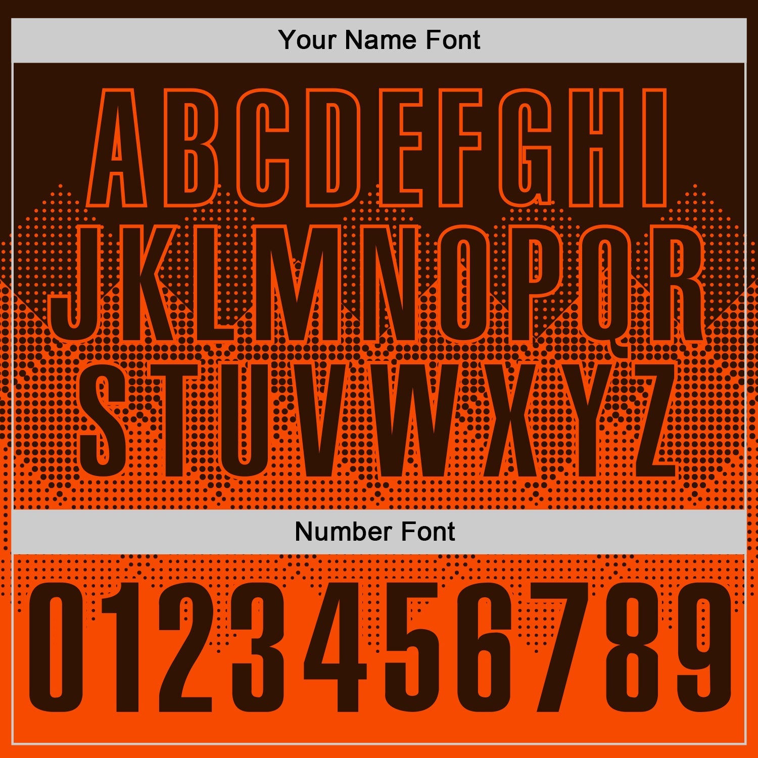 Custom Brown Orange 3D Gradient Square Shape Performance Polo Shirt