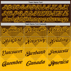 Custom Brown Gold 3D Gradient Square Shape Performance Polo Shirt