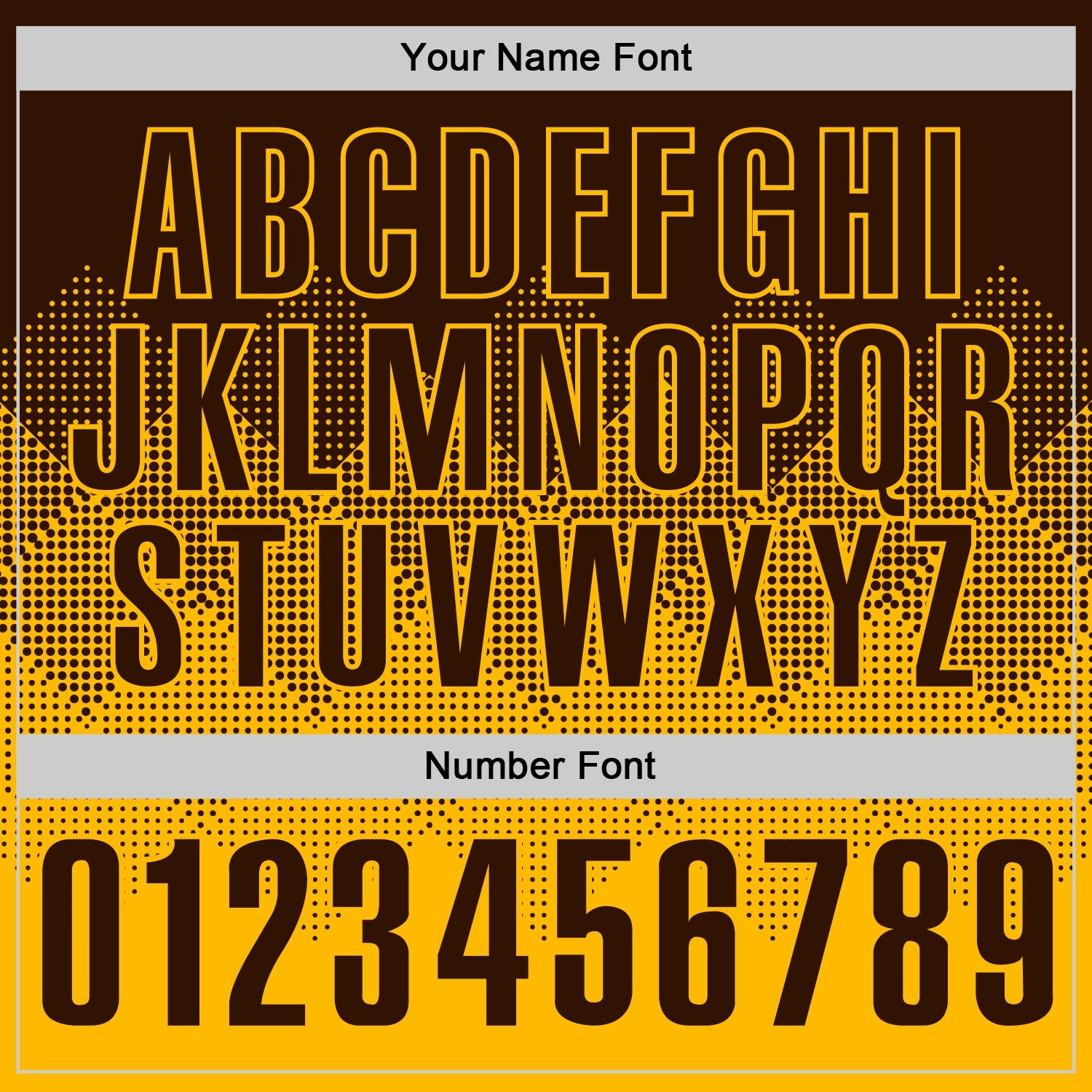 Custom Brown Gold 3D Gradient Square Shape Performance Polo Shirt