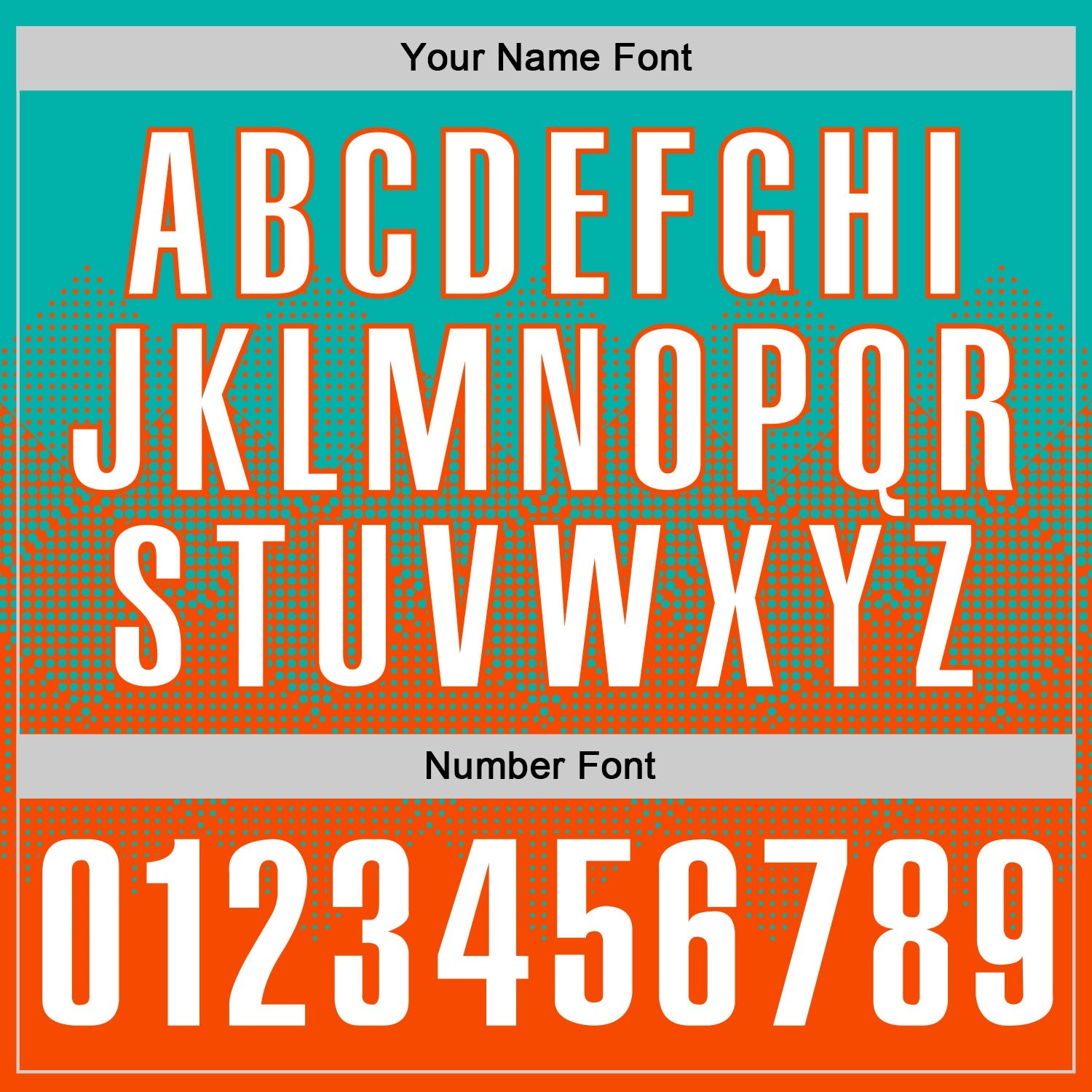 Custom Aqua White-Orange 3D Gradient Square Shape Performance Polo Shirt