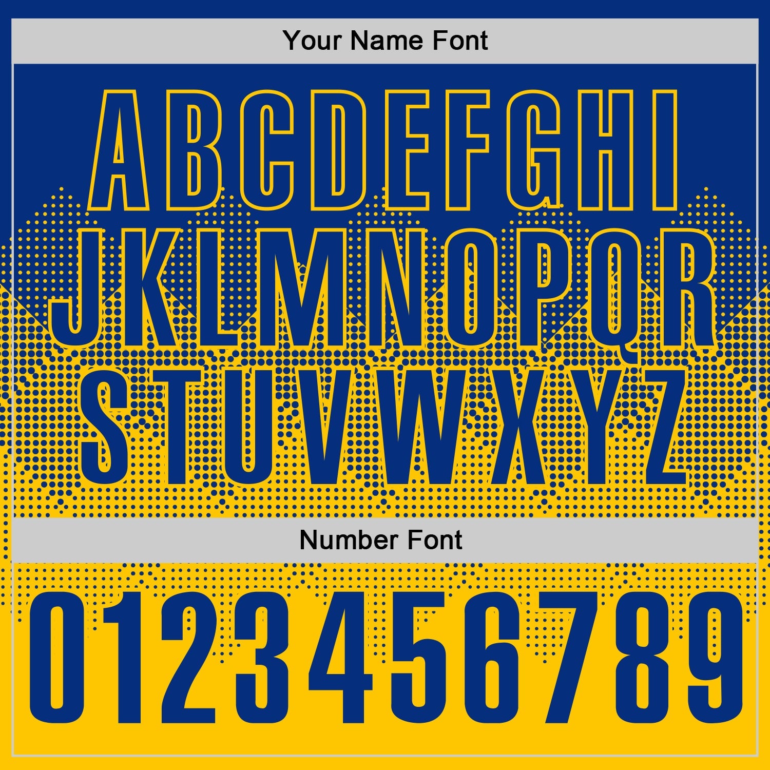 Custom Royal Yellow 3D Gradient Square Shape Performance Polo Shirt