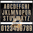 Custom Navy Vegas Gold 3D Flame Skull Bowling Performance Polo Shirt