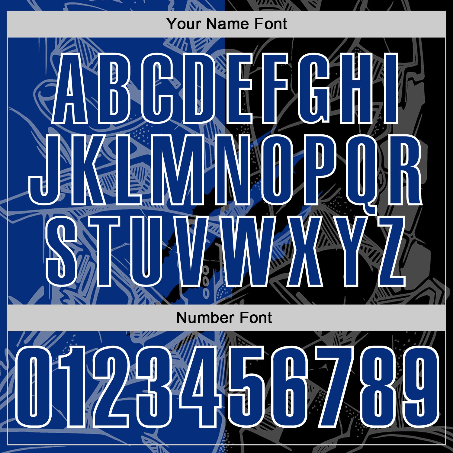 Custom Graffiti Pattern Royal Black-White 3D Scratch Performance Polo Shirt